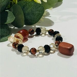 Elegant Brown Venturine Bracelet